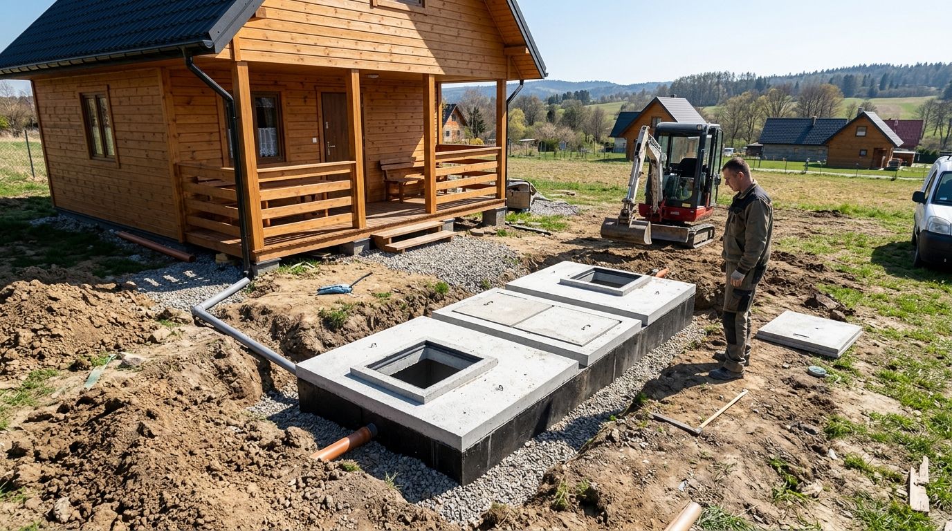 Szambo betonowe dla domu letniskowego – praktyczne porady