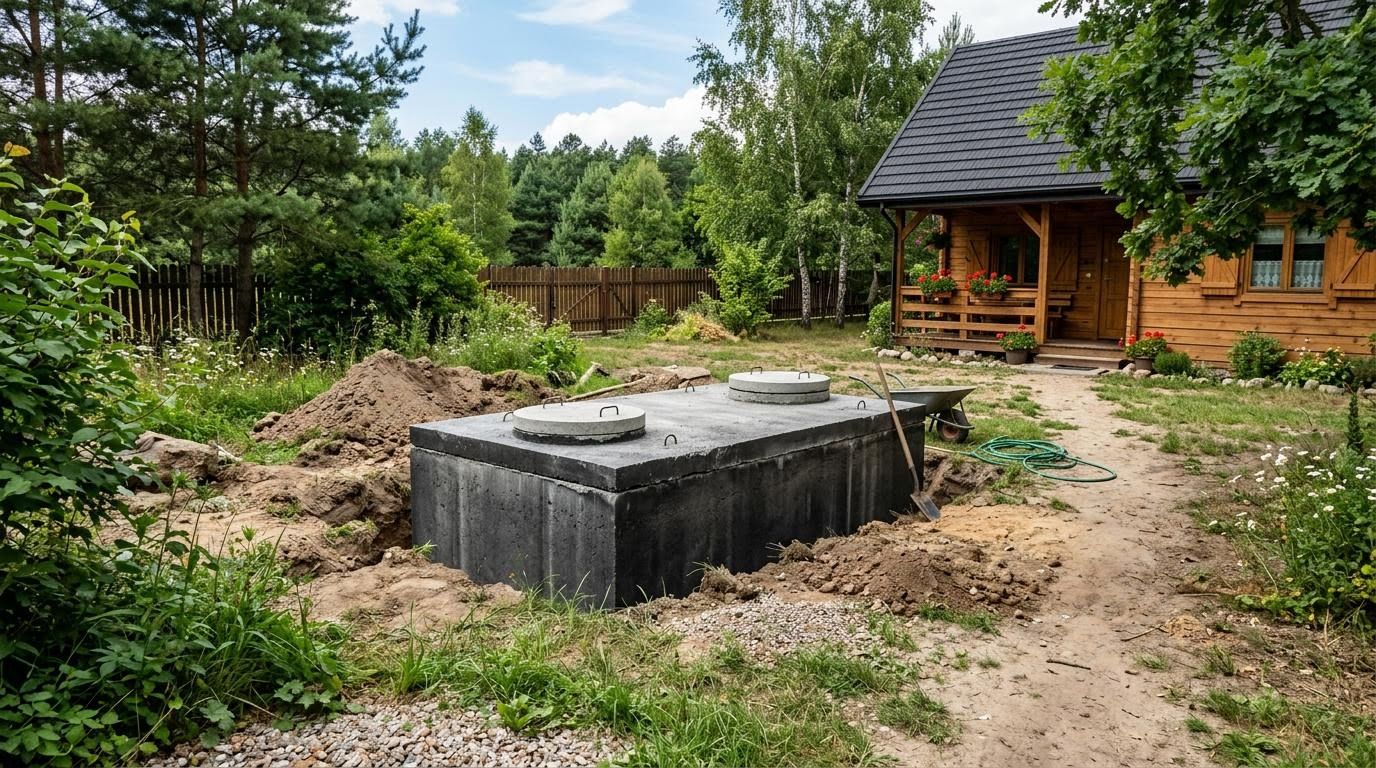 Szambo betonowe dla domku letniskowego – praktyczny przewodnik