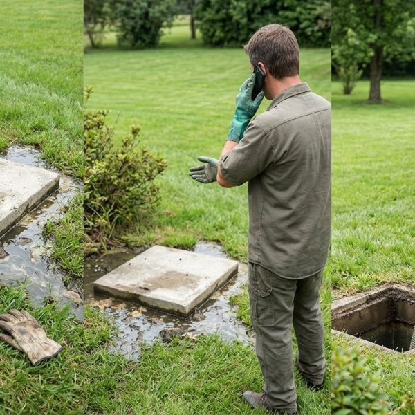 Przepełnione szambo betonowe – co robić krok po kroku