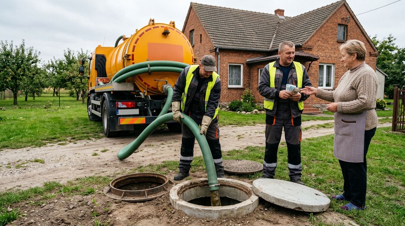 Ile kosztuje opróżnienie szamba betonowego w Polsce?