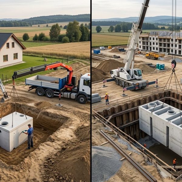 Czy montaż szamba betonowego wymaga pozwolenia na budowę?