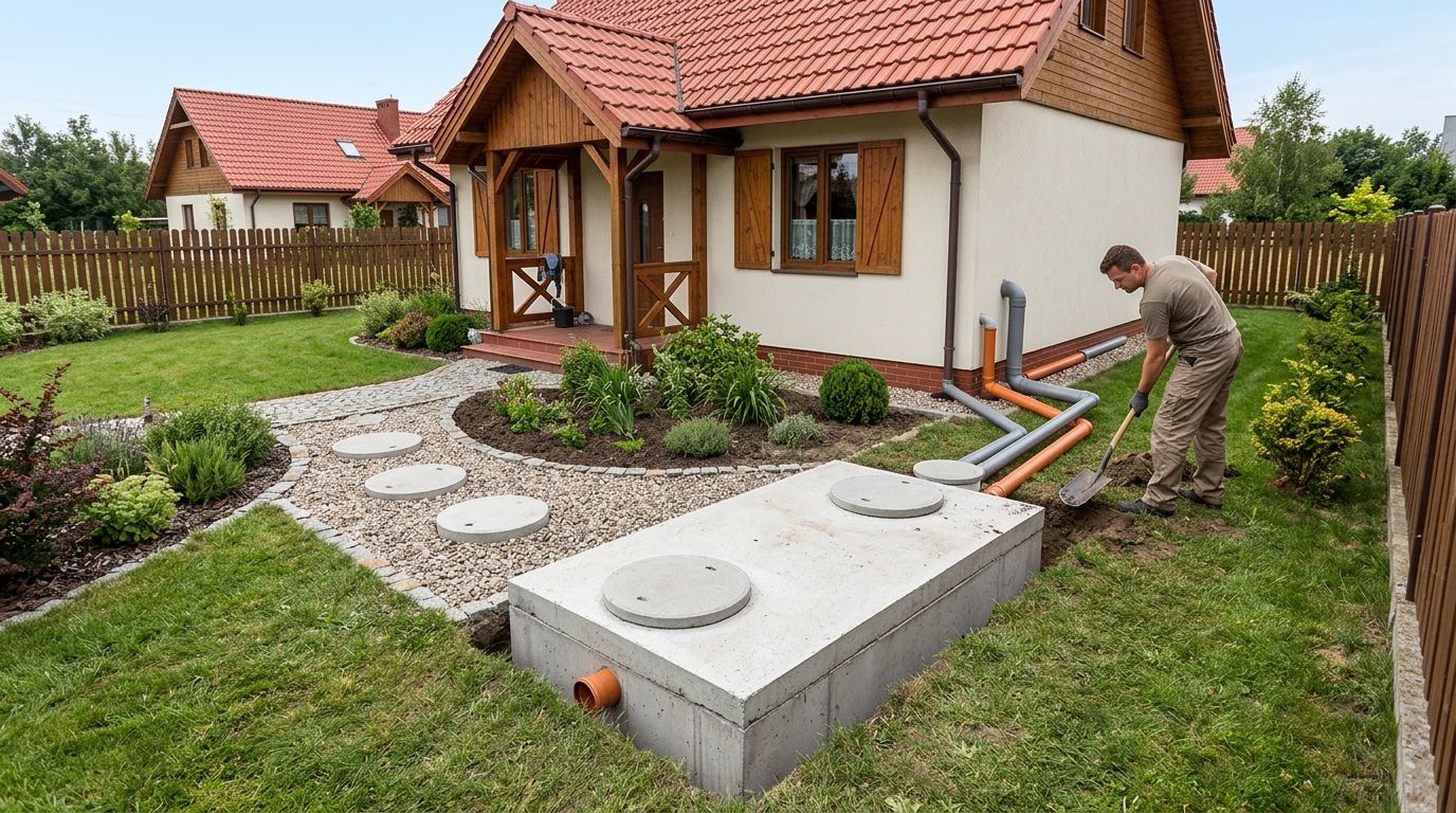 Szambo betonowe na małej działce – praktyczne rozwiązania