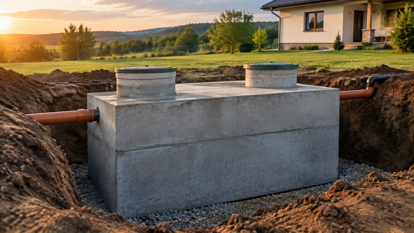 Szambo betonowe – niezawodna klasyka i pewność w trudnych warunkach