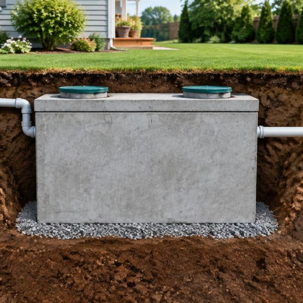 Jak głęboko zakopać szambo betonowe według przepisów?