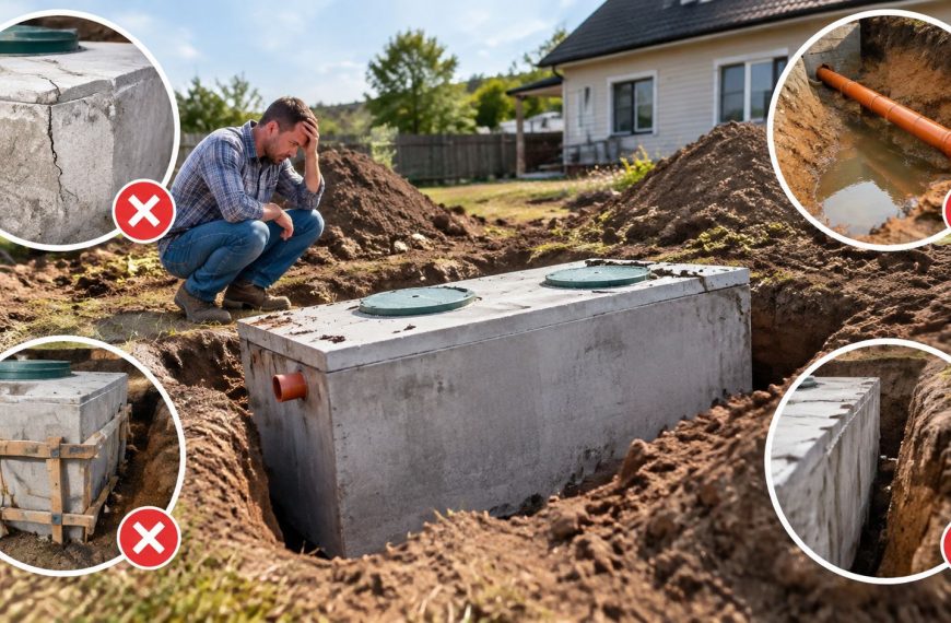 Typowe błędy przy zakupie szamba betonowego – unikaj ich
