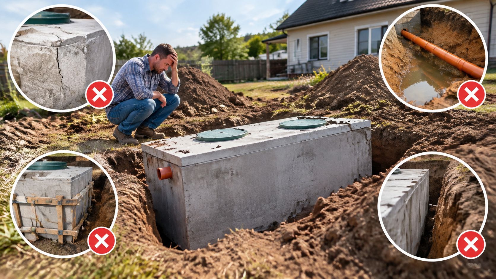 Typowe błędy przy zakupie szamba betonowego – unikaj ich